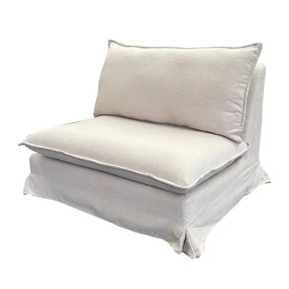 Plush Pumice Linen Blend Club Armchair