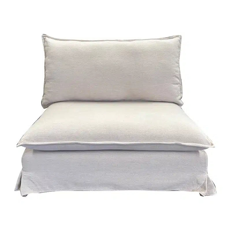 Plush Pumice Linen Blend Club Armchair